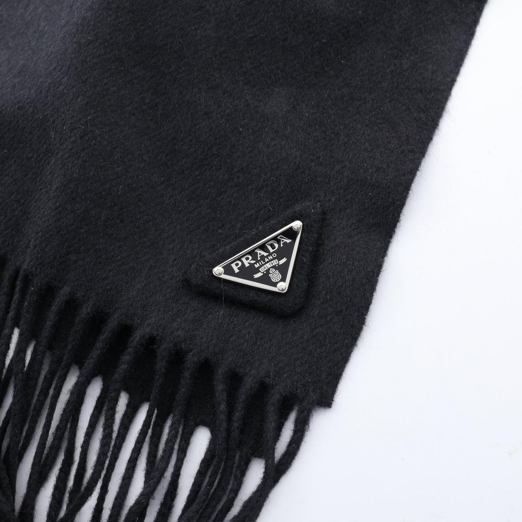 Prada Scarf Triangle Logo Silk — view 4