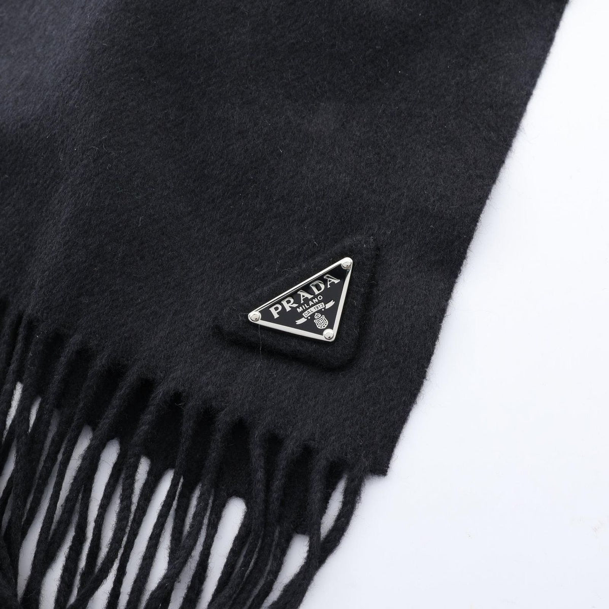 Prada Scarf Triangle Logo Silk — view 4