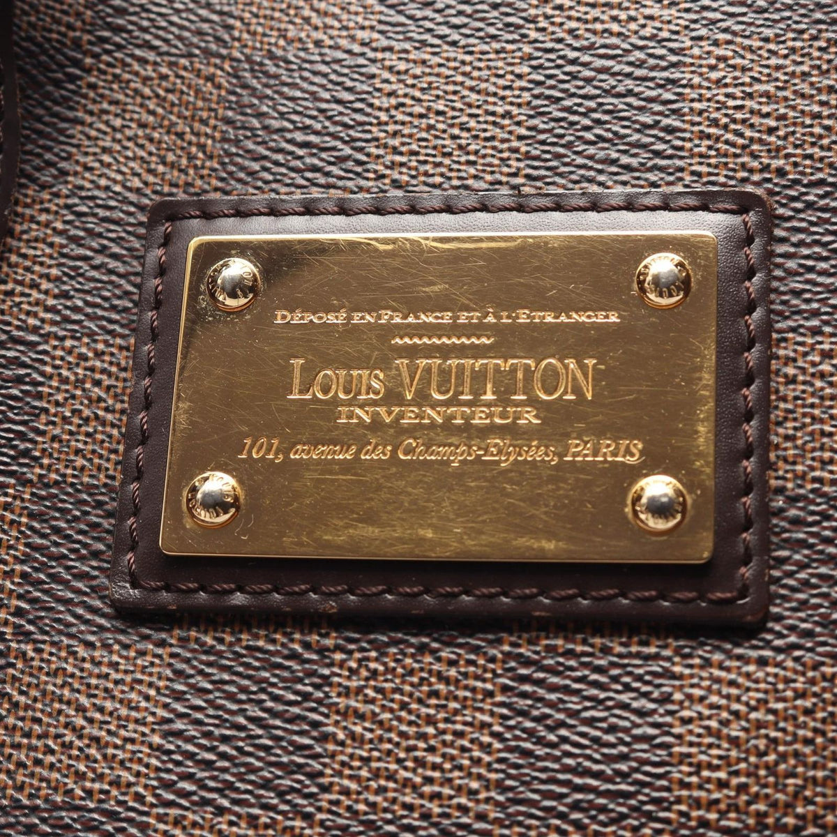 Louis Vuitton Tote Bag Hampstead PM Damier Ebene Leather — view 8