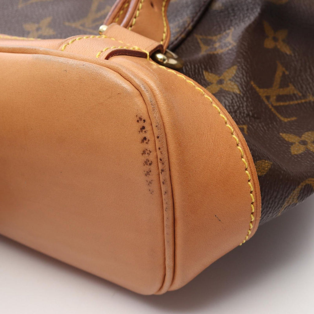 Louis Vuitton Backpack Montsouris MM Monogram Leather — view 7
