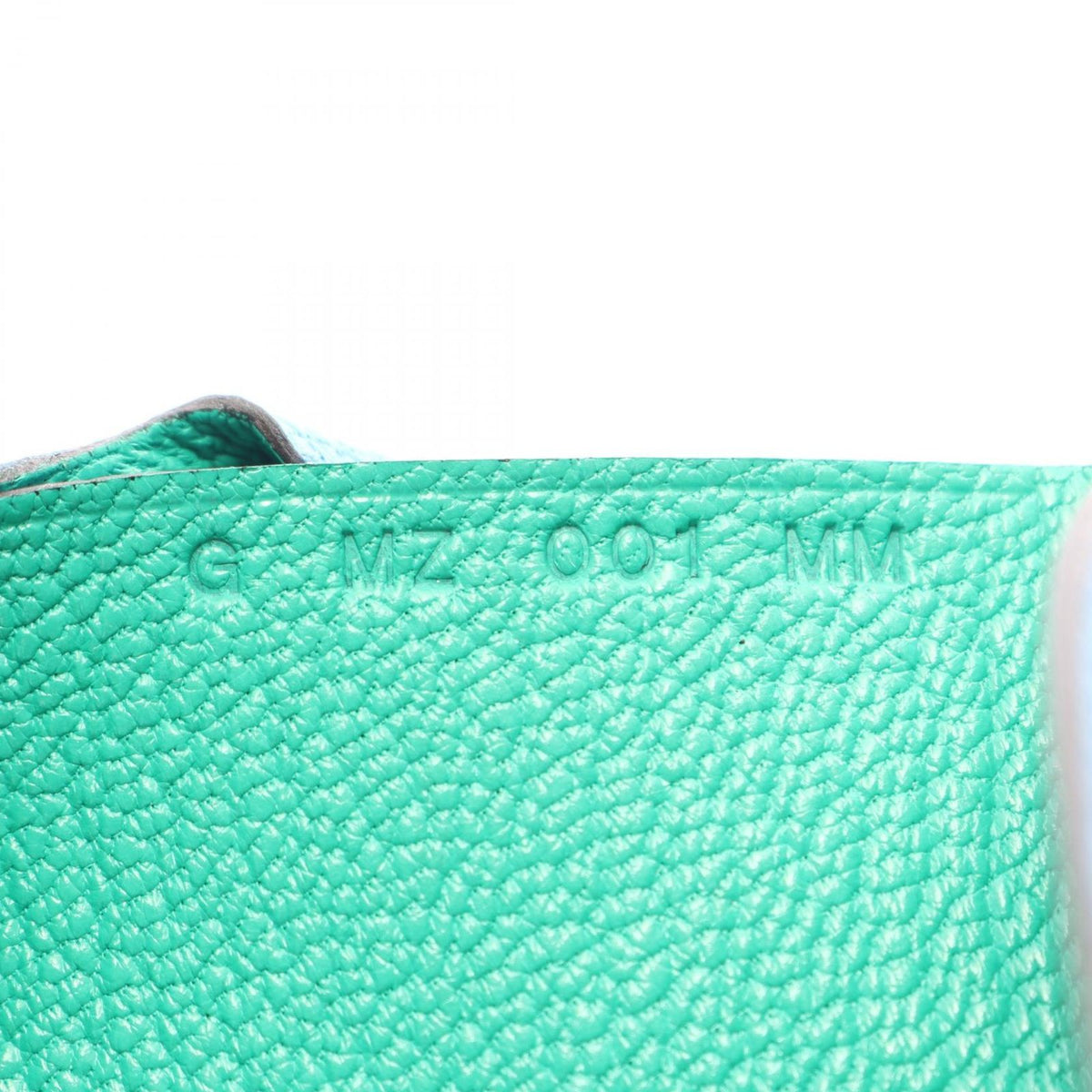 Hermes Coin Purse Calvi Duo Verso Blue Zanzibar Mint — view 6