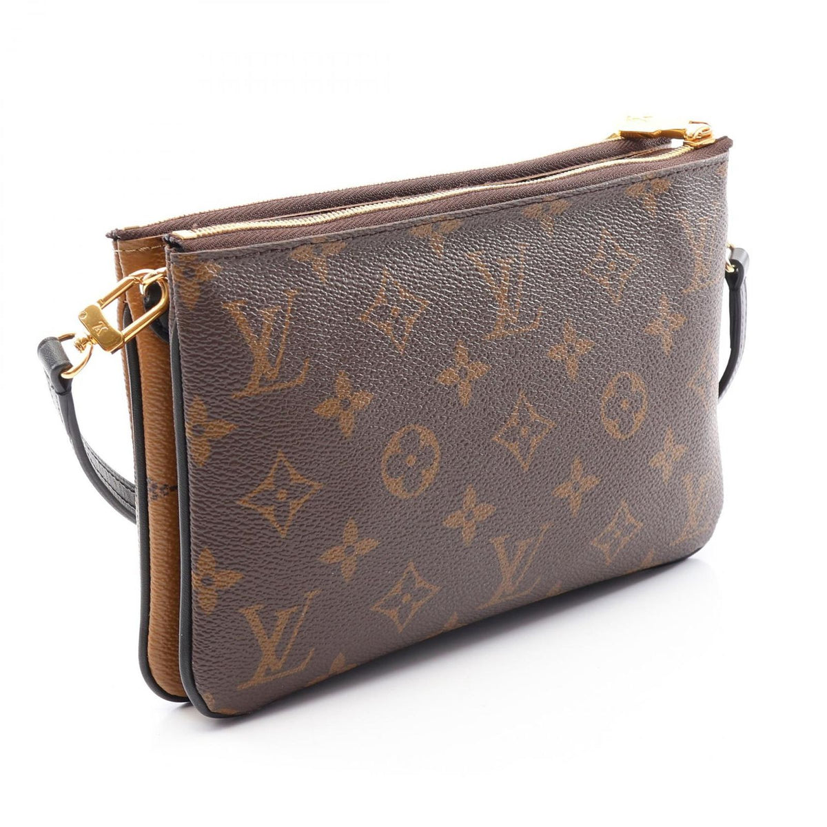 Louis Vuitton Shoulder Bag Pochette Double Zip Leather — view 2