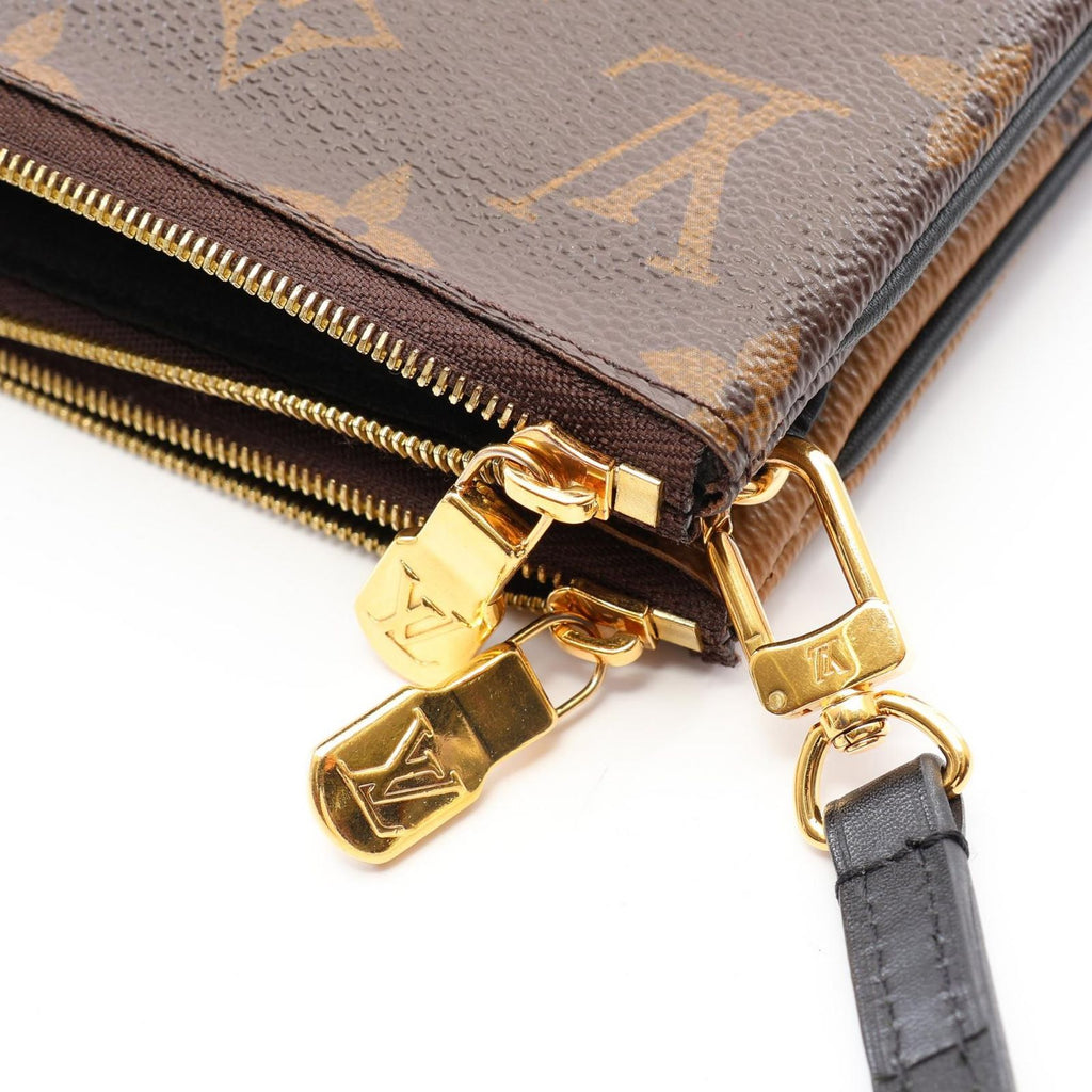 Louis Vuitton Shoulder Bag Pochette Double Zip Leather — view 6