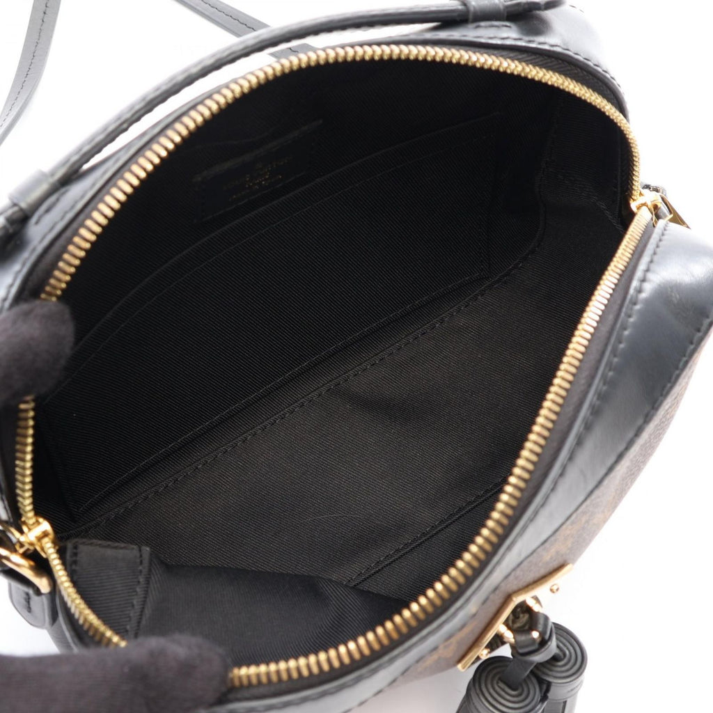 Louis Vuitton Shoulder Bag Saintonge 2-Way Noir Leather — view 3