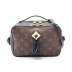 Louis Vuitton Shoulder Bag Saintonge 2-Way Noir Leather