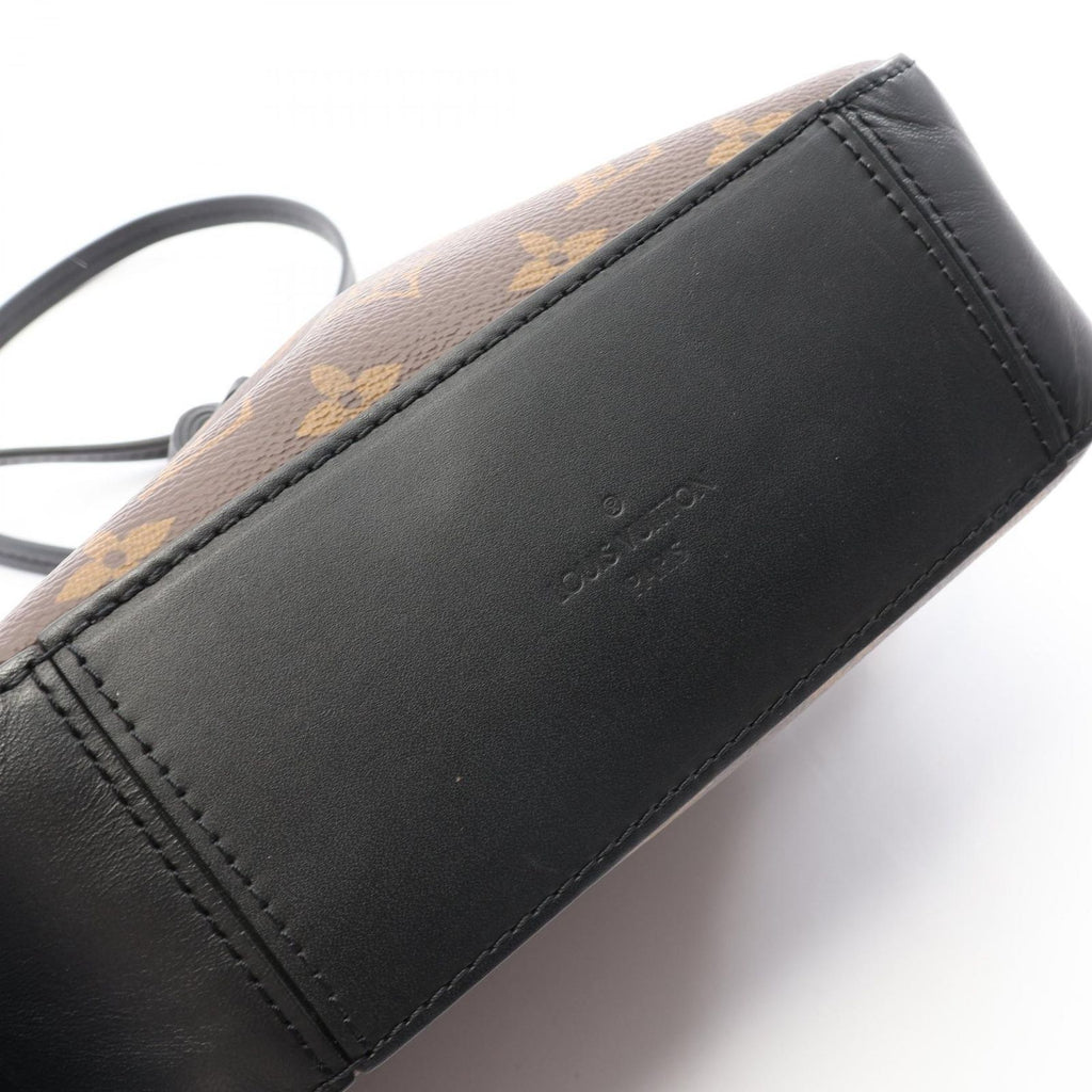 Louis Vuitton Shoulder Bag Saintonge 2-Way Noir Leather — view 6