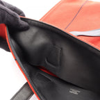 Hermes Tote Bag Potamos Cabas GM Red Black Canvas — view 5