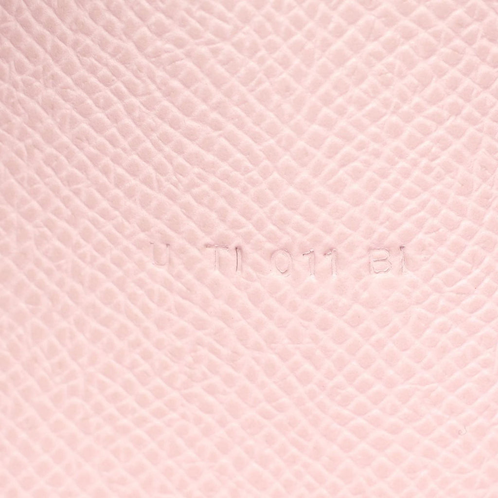 Hermes Bifold Wallet Bearn Soufflet Mauve Pale Leather — view 5