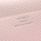 Hermes Bifold Wallet Bearn Soufflet Mauve Pale Leather — view 4
