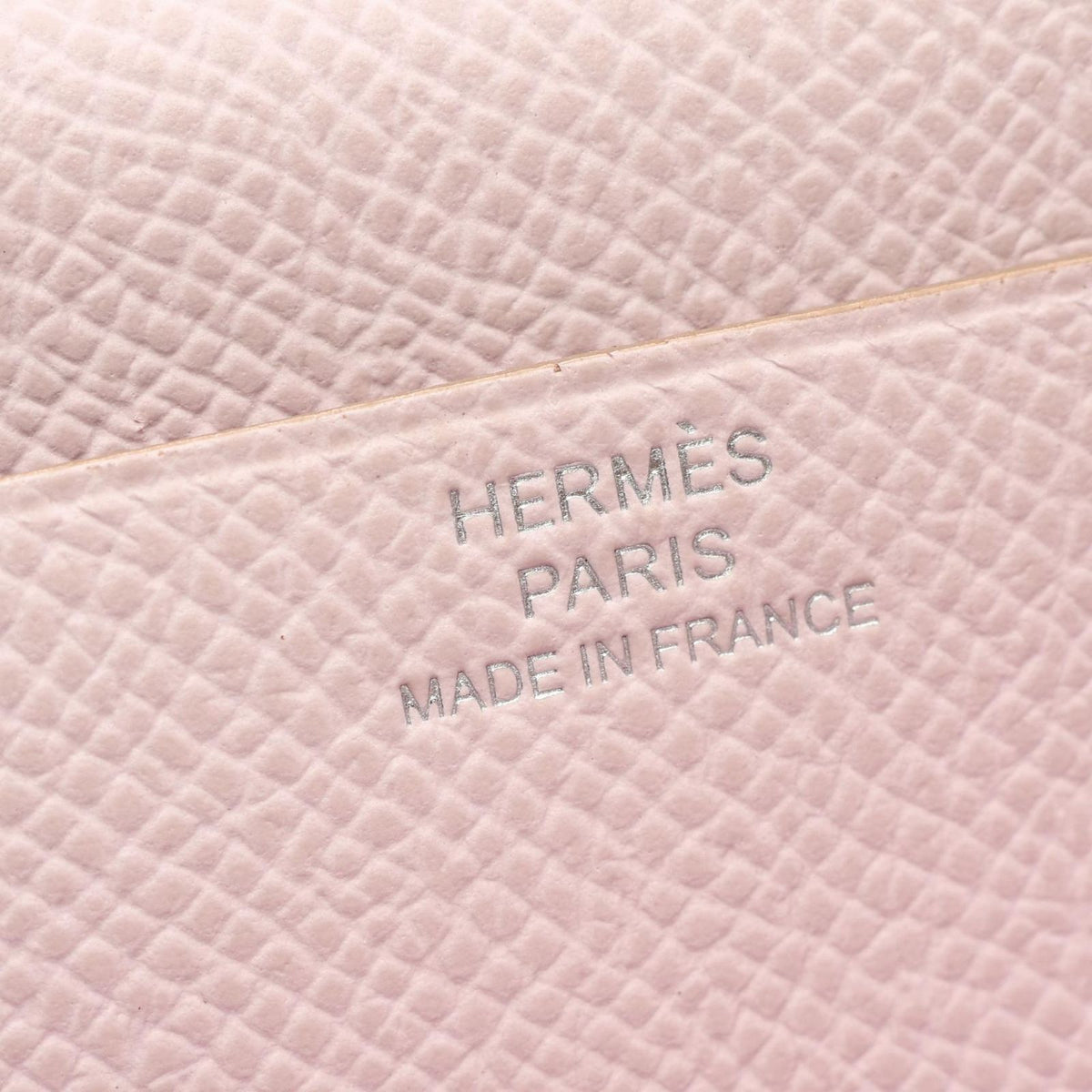 Hermes Bifold Wallet Bearn Soufflet Mauve Pale Leather — view 4