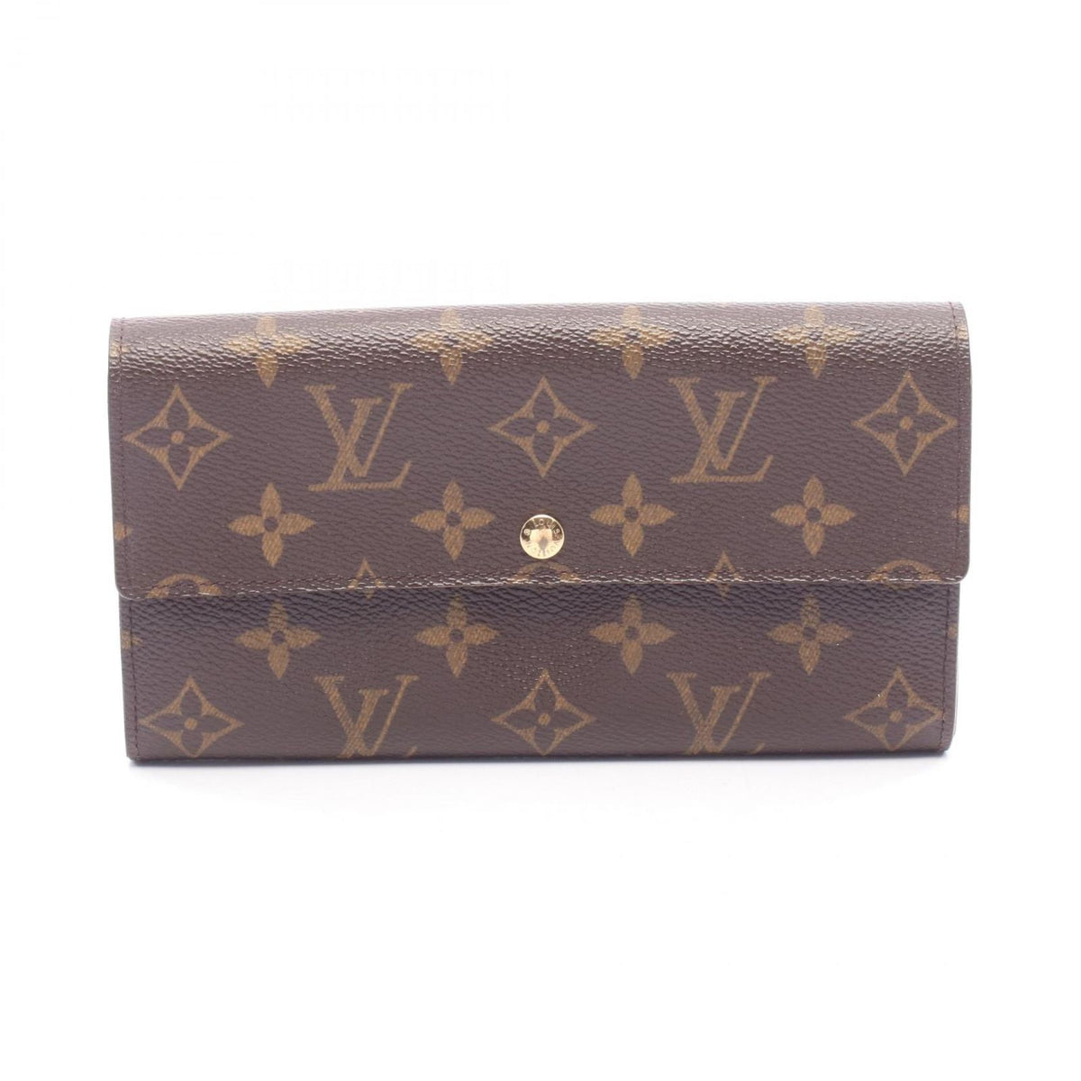 Louis Vuitton Bifold Wallet Pochette Porte Monnaie Credit Monogram