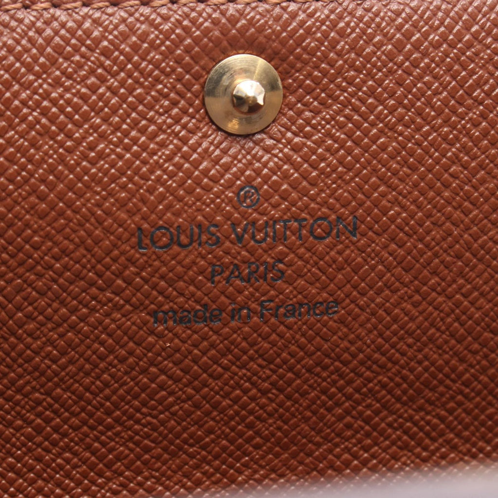 Louis Vuitton Bifold Wallet Pochette Porte Monnaie Credit Monogram — view 4