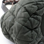 Chanel Shoulder Bag in the Mix 2-Way Black Burgundy Leather in Chain — view 7