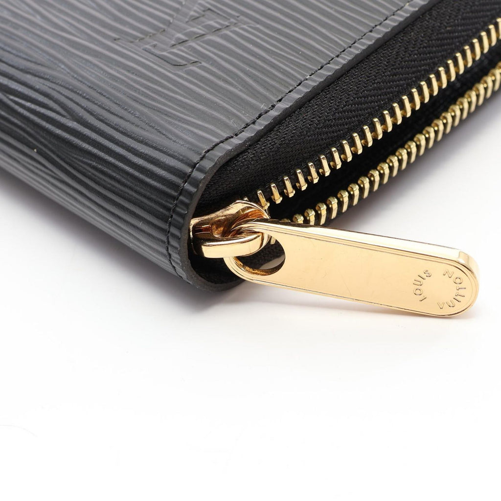 Louis Vuitton Round Wallet Zippy Epi Noir Leather — view 5