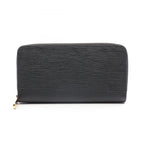 Louis Vuitton Round Wallet Zippy Epi Noir Leather