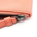 Bottega Veneta Clutch Intrecciato Salmon Pink Leather — view 5