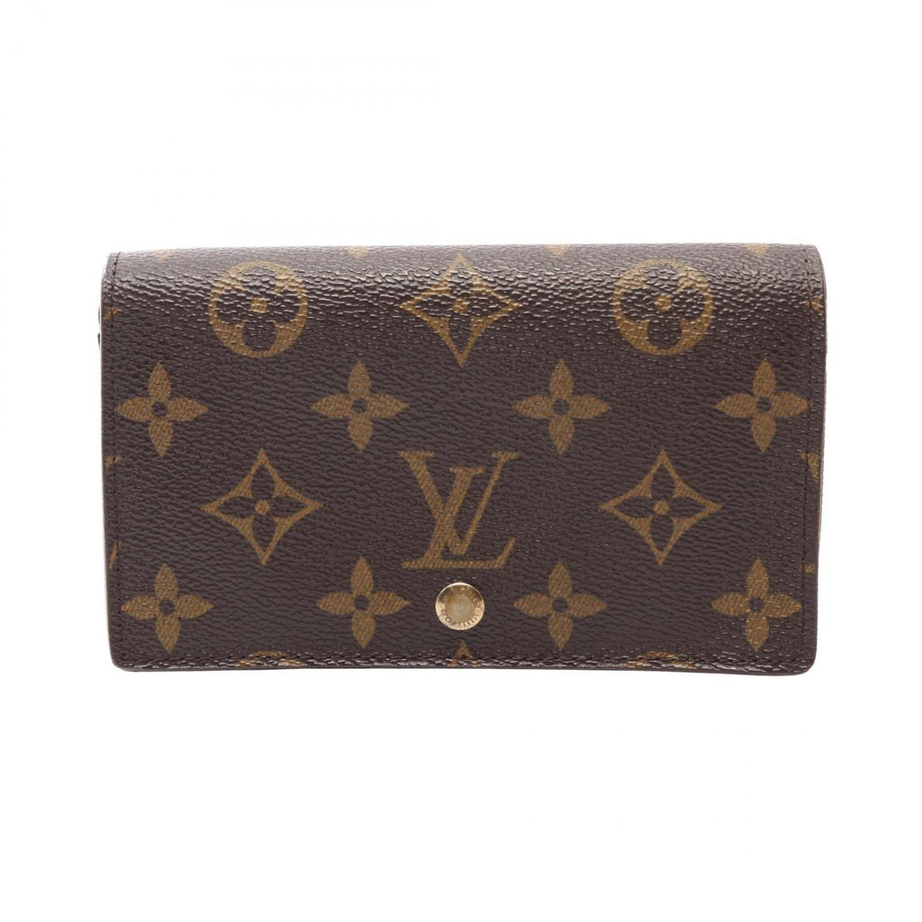 Louis Vuitton Bifold Wallet Porte Monnaie Billets Monogram Leather Tresor