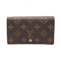 Louis Vuitton Bifold Wallet Porte Monnaie Billets Monogram Leather Tresor