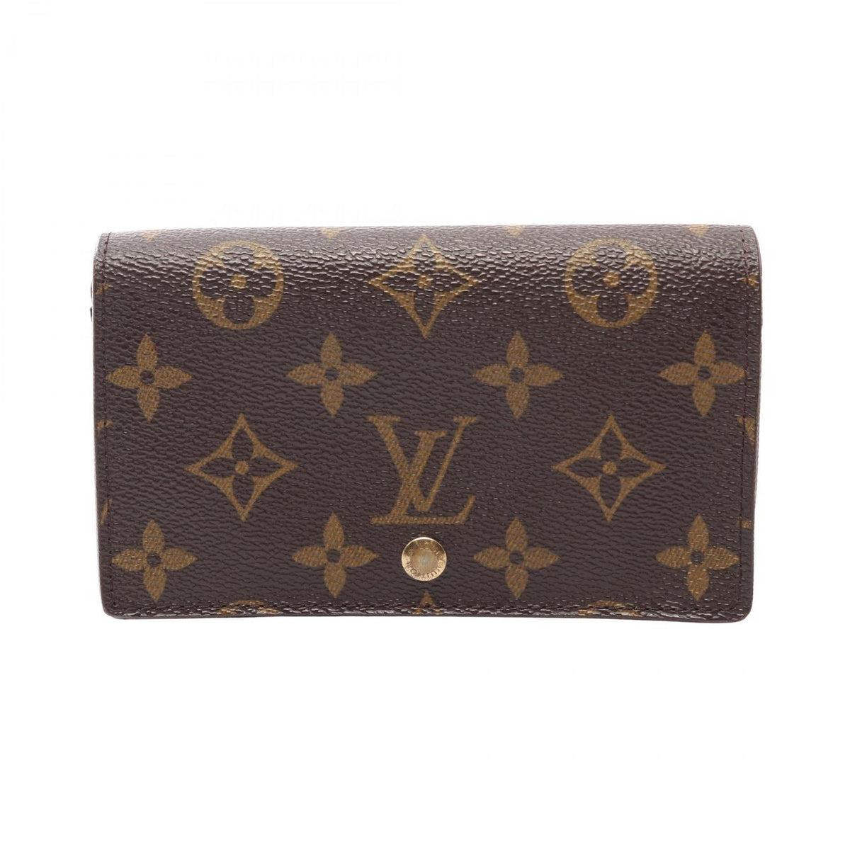 Louis Vuitton Bifold Wallet Porte Monnaie Billets Monogram Leather Tresor