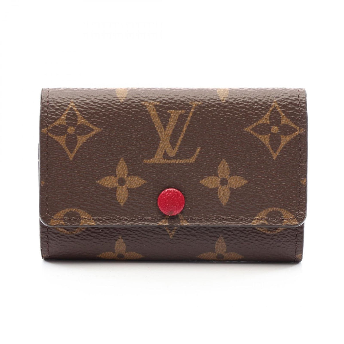 Louis Vuitton Key Case Multicles 6 Monogram Fuchsia Key Holder
