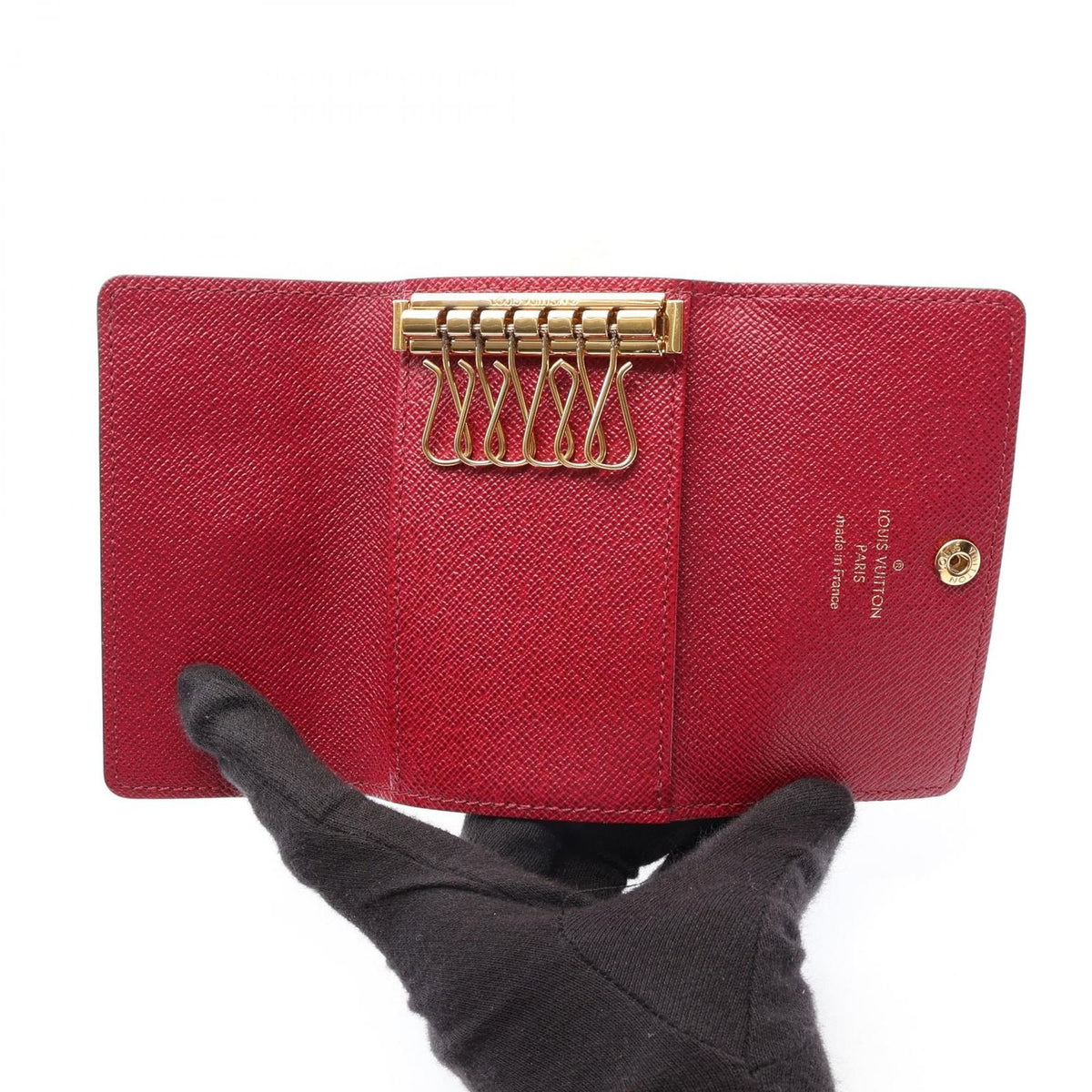 Louis Vuitton Key Case Multicles 6 Monogram Fuchsia Key Holder — view 3