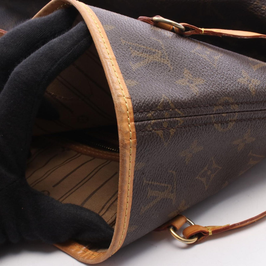 Louis Vuitton Tote Bag Neverfull MM Monogram Leather — view 8