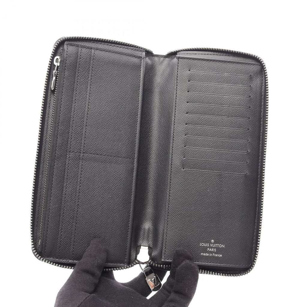 Louis Vuitton Round Wallet Zippy Vertical Monogram Eclipse Leather — view 3