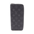 Louis Vuitton Round Wallet Zippy Vertical Monogram Eclipse Leather