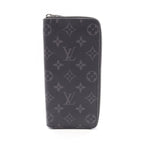 Louis Vuitton Round Wallet Zippy Vertical Monogram Eclipse Leather