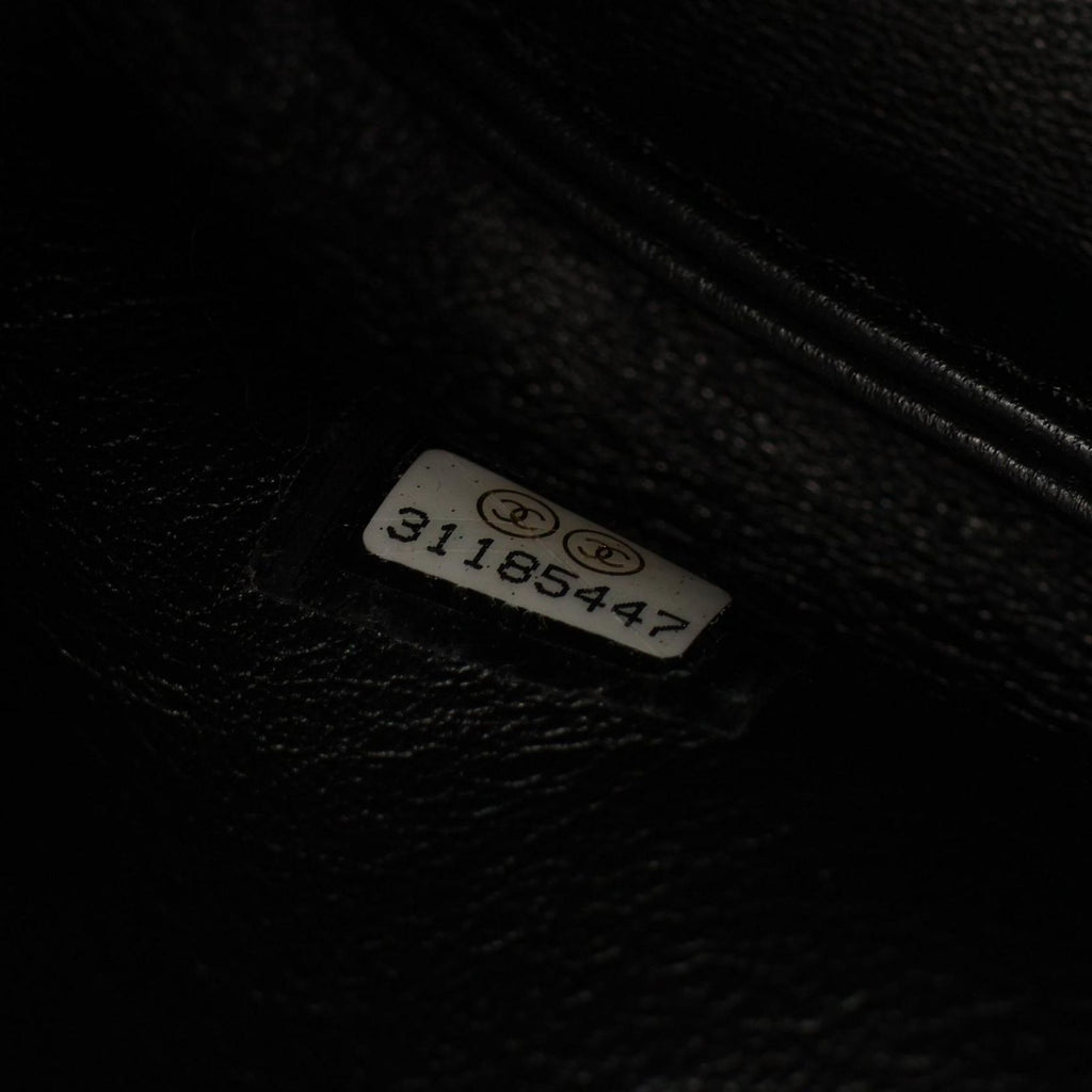 Chanel Shoulder Bag Quilted 2-Way Black Leather Chain — view 5