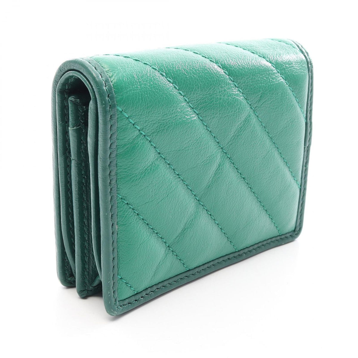 Gucci Bifold Wallet GG Marmont Green Dark Leather — view 2