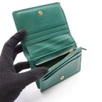 Gucci Bifold Wallet GG Marmont Green Dark Leather — view 3