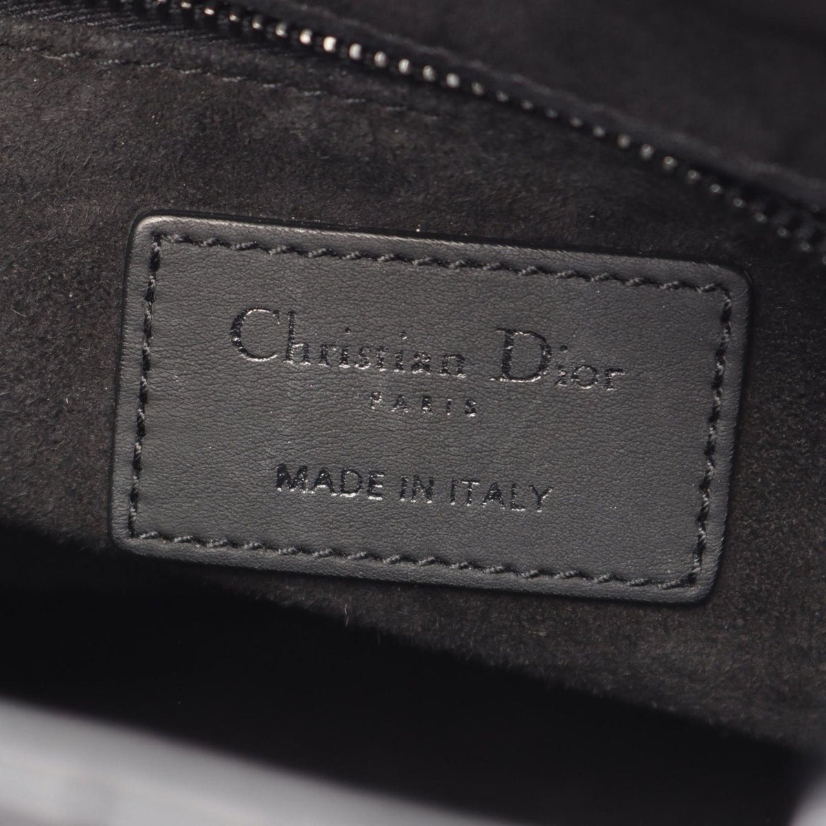 Dior Handbag Lady Dior MY Lady Dior Small Cannage 2-Way Black Leather — view 4
