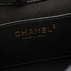 Chanel Shoulder Bag Quilted Mini Messenger Black Caviar Leather — view 4
