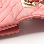 Chanel Shoulder Bag Trendy CC Pink Lambskin Chevron Flap Chain — view 8