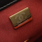 Chanel Shoulder Bag Quilted 2-Way Black Lambskin Small Flap Chain — view 5