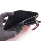 Prada Bifold Wallet Saffiano Triang Black Leather — view 8