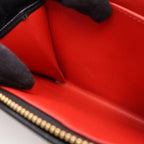 Prada Bifold Wallet Saffiano Triang Black Leather — view 6
