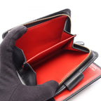 Prada Bifold Wallet Saffiano Triang Black Leather — view 4