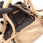 Loewe Handbag Nappa Aire Gold Leather Medium — view 3