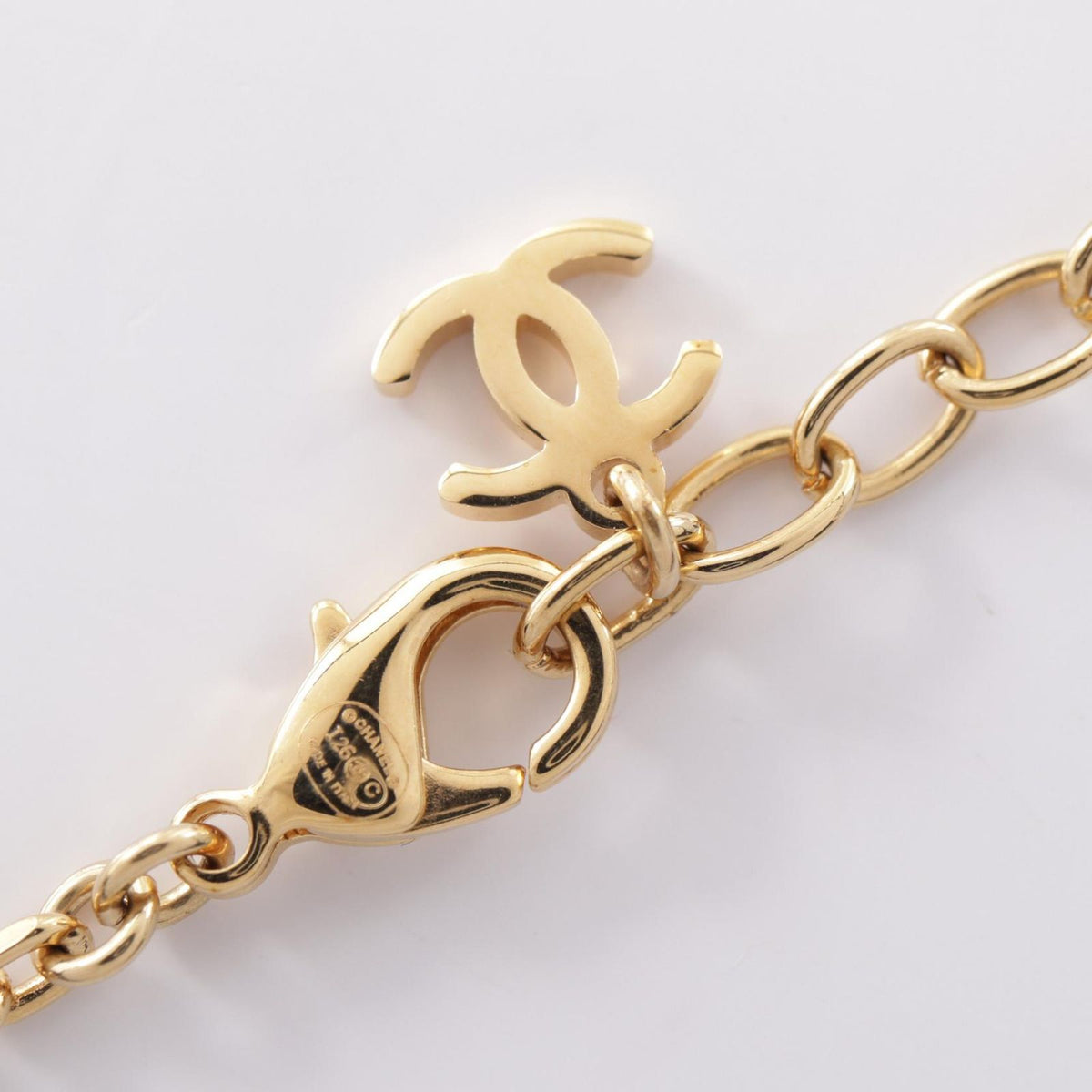 Chanel Necklace CC Logo Long Pendant — view 4