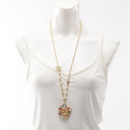 Chanel Necklace CC Logo Long Pendant — view 6