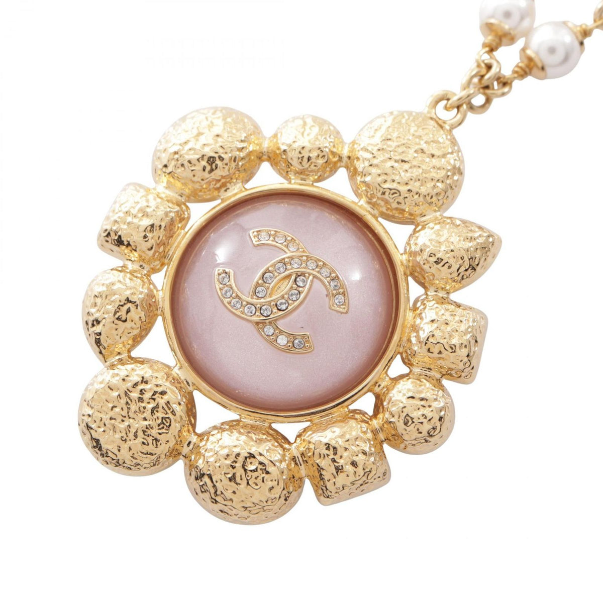 Chanel Necklace CC Logo Long Pendant — view 2
