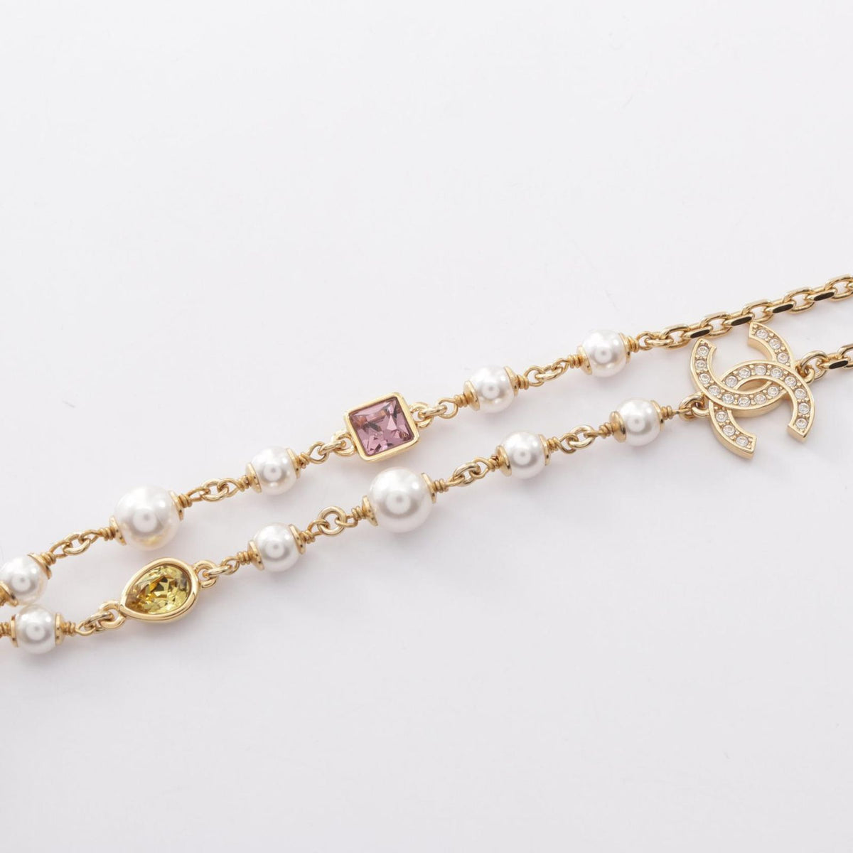 Chanel Necklace CC Logo Long Pendant — view 7