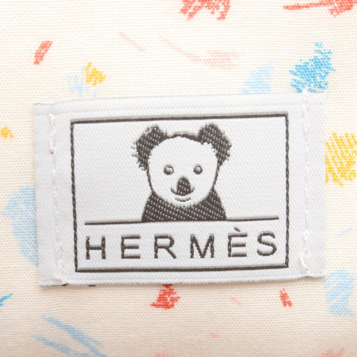 Hermes Tote Bag Diaper Passpass Koala Beige Canvas — view 4