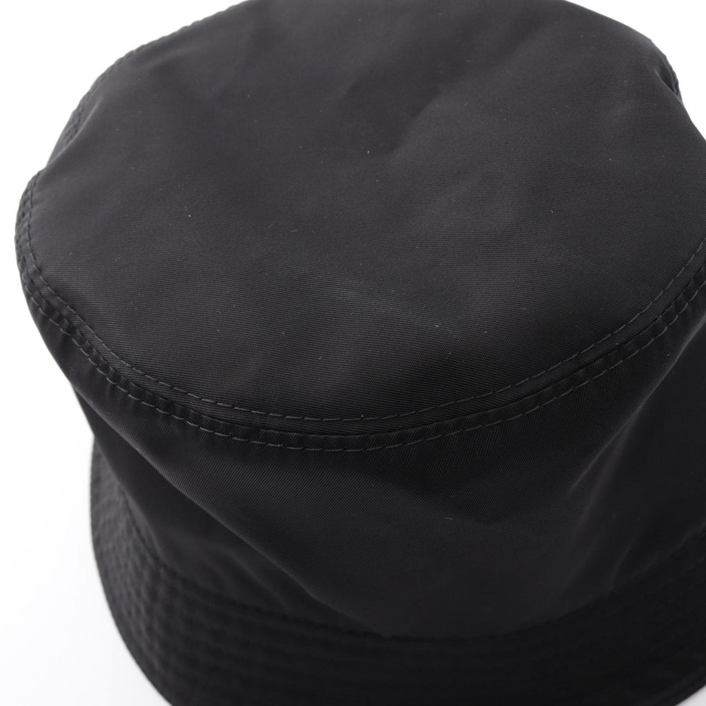Prada Hat Triangle Logo Bucket Nylon Hat — view 7