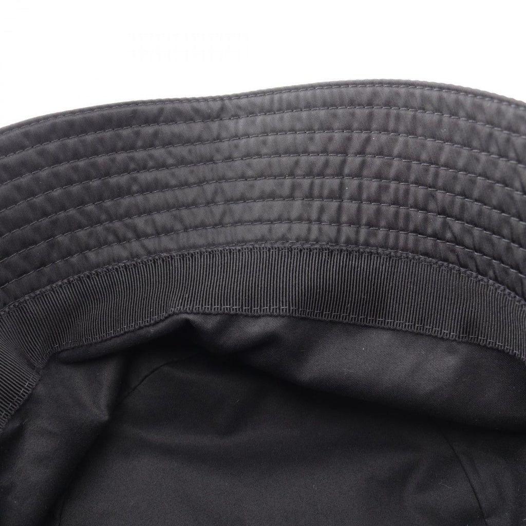 Prada Hat Triangle Logo Bucket Nylon Hat — view 6