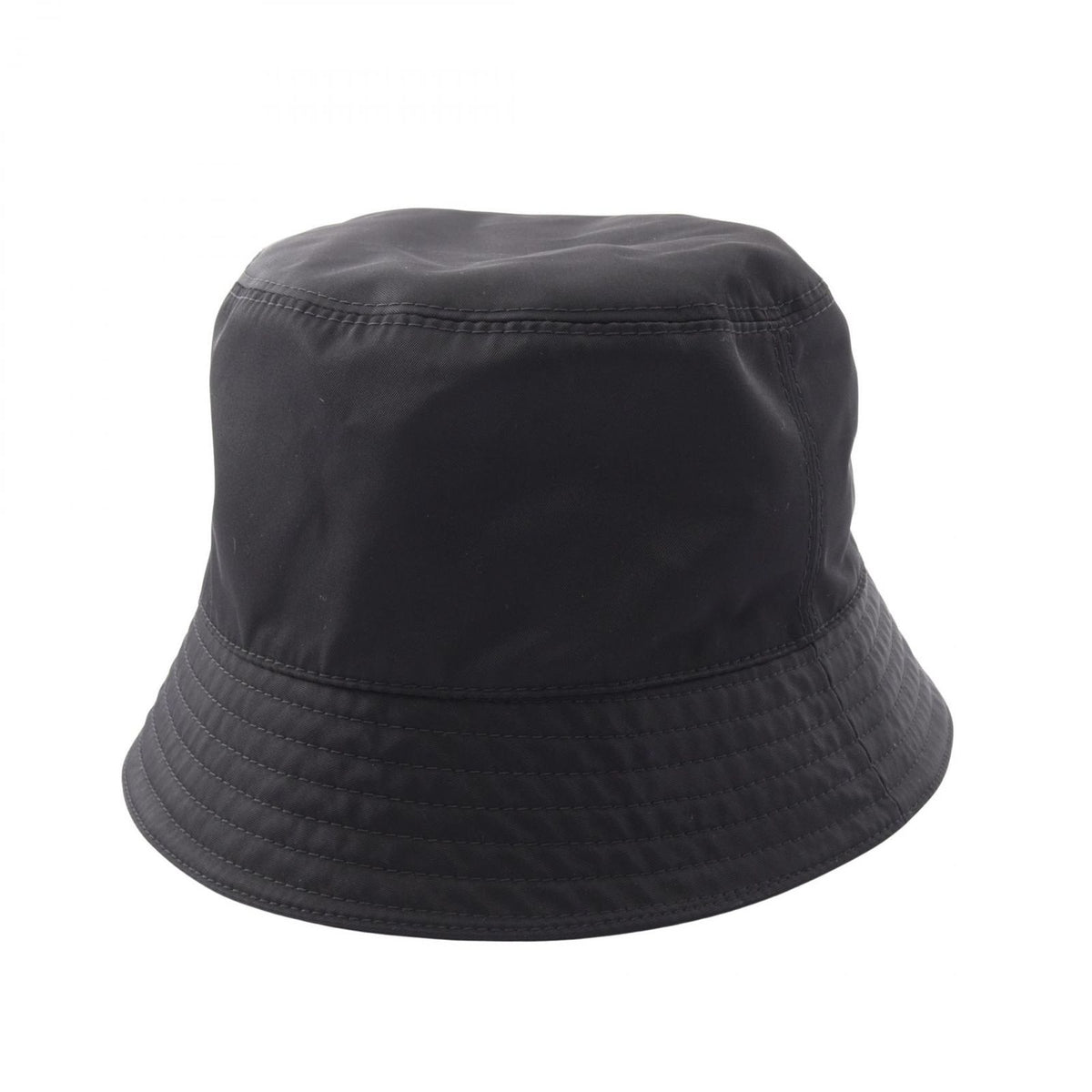 Prada Hat Triangle Logo Bucket Nylon Hat — view 2