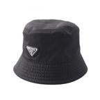 Prada Hat Triangle Logo Bucket Nylon Hat