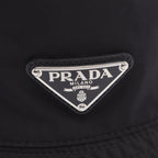 Prada Hat Triangle Logo Bucket Nylon Hat — view 8